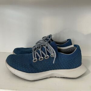 Allbirds Tree Runners Womens Size 9 Blue White Athletic Walking Shoes